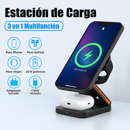 Estación MagSafe 3en1 - iPhone AirPods Watch
